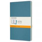 Блокнот Moleskine CAHIER JOURNAL Large 130 х 210 мм обложка картон 80 стр. линейка голубой (3шт)