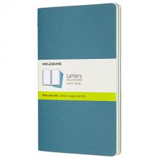 Блокнот Moleskine CAHIER JOURNAL Large 130 х 210 мм обложка картон 80 стр. нелинованный голубой (3шт)