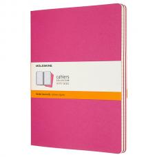 Блокнот Moleskine CAHIER JOURNAL XLarge 190 х 250 мм обложка картон 120 стр. линейка розовый неон (3шт)