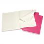 Блокнот Moleskine CAHIER JOURNAL XLarge 190 х 250 мм обложка картон 120 стр. линейка розовый неон (3шт)