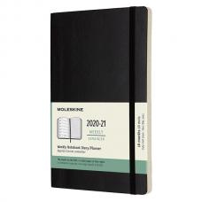 Еженедельник Moleskine ACADEMIC SOFT WKNT черный датир.18мес