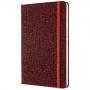 Блокнот Moleskine LIMITED EDITION BLEND Large 130 х 210 мм 192 стр. линейка обложка текстиль красный