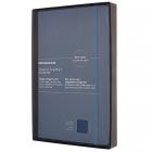 Блокнот Moleskine LIMITED EDITION LEATHER Large 130 х 210 мм натур. кожа 192 стр. линейка твердая обложка синий