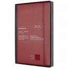 Блокнот Moleskine LIMITED EDITION LEATHER Large 130 х 210 мм натур. кожа 192 стр. линейка твердая обложка красный