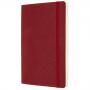 Блокнот Moleskine LIMITED EDITION LEATHER Large 130 х 210 мм натур. кожа 192 стр. линейка мягкая обложка красный