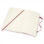 Блокнот Moleskine LIMITED EDITION LEATHER Large 130 х 210 мм натур. кожа 192 стр. линейка мягкая обложка красный