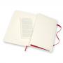 Блокнот Moleskine LIMITED EDITION LEATHER Large 130 х 210 мм натур. кожа 192 стр. линейка мягкая обложка красный