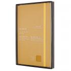 Блокнот Moleskine LIMITED EDITION LEATHER Large 130 х 210 мм натур. кожа 192 стр. линейка мягкая обложка желтый