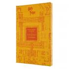 Блокнот Moleskine Limited Edition HARRY POTTER Hogwarts School Large 130 х 210 мм 192 стр. линейка твердая обложка жёлтая
