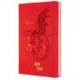Блокнот Moleskine Limited Edition HARRY POTTER Large 130 х 210 мм 192 стр. линейка твердая обложка красный