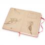 Блокнот Moleskine Limited Edition HARRY POTTER Large 130 х 210 мм 192 стр. линейка твердая обложка красный
