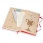 Блокнот Moleskine Limited Edition HARRY POTTER Large 130 х 210 мм 192 стр. линейка твердая обложка красный