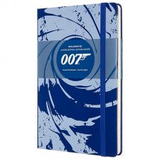 Блокнот Moleskine LIMITED EDITION JAMES BOND Large 130 х 210 мм 192 стр. линейка твердая обложка синий
