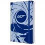 Блокнот Moleskine LIMITED EDITION JAMES BOND Large 130 х 210 мм 192 стр. линейка твердая обложка синий