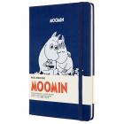 Блокнот Moleskine LIMITED EDITION MOOMIN Large 130 х 210 мм 192 стр. линейка твердая обложка синий