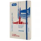 Блокнот Moleskine Limited Edition STAR WARS Large 130 х 210 мм 192 стр. линейка твердая обложка белый