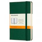 Блокнот Moleskine CLASSIC Pocket 90 x 140 мм 192 стр. линейка твердая обложка зеленый