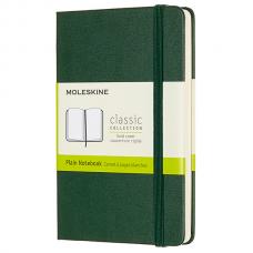 Блокнот Moleskine CLASSIC Pocket 90 x 140 мм 192 стр. нелинованный твердая обложка зеленый