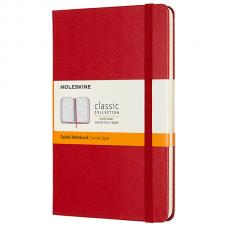 Блокнот Moleskine CLASSIC Medium 115 x 180 мм 240 стр. линейка твердая обложка красный