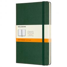 Блокнот Moleskine CLASSIC Large 130 х 210 мм 240 стр. линейка твердая обложка зеленый