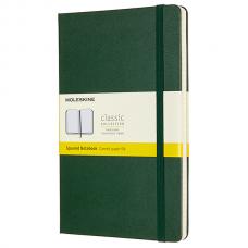 Блокнот Moleskine CLASSIC Large 130 х 210 мм 240 стр. клетка твердая обложка зеленый