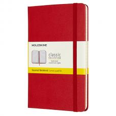 Блокнот Moleskine CLASSIC Large 130 х 210 мм 240 стр. клетка твердая обложка красный