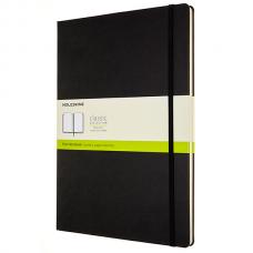 Блокнот Moleskine CLASSIC A4 192 стр. нелинованный твердая обложка черный