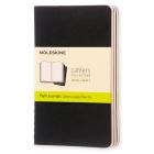 Блокнот Moleskine CAHIER JOURNAL Pocket 90 x 140 мм обложка картон 64 стр. нелинованный черный (3шт)