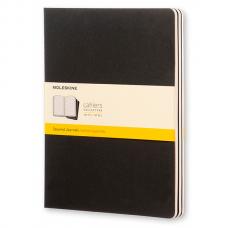 Блокнот Moleskine CAHIER JOURNAL XLarge 190 х 250 мм обложка картон 120 стр. клетка черный (3шт)