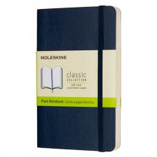 Блокнот Moleskine CLASSIC SOFT Pocket 90 x 140 мм 192 стр. нелинованный мягкая обложка синий сапфир
