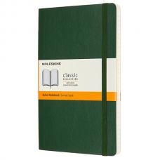 Блокнот Moleskine CLASSIC SOFT Large 130 х 210 мм 192 стр. линейка мягкая обложка зеленый