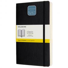 Блокнот Moleskine CLASSIC SOFT EXPENDED Large 130 х 210 мм 400 стр. клетка мягкая обложка черный