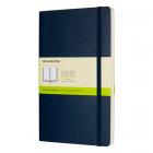 Блокнот Moleskine CLASSIC SOFT Large 130 х 210 мм 192 стр. нелинованный мягкая обложка синий сапфир