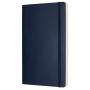 Блокнот Moleskine CLASSIC SOFT Large 130 х 210 мм 192 стр. нелинованный мягкая обложка синий сапфир