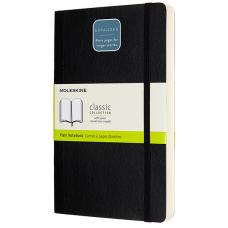 Блокнот Moleskine CLASSIC SOFT EXPENDED Large 130 х 210 мм 400 стр. нелинованный мягкая обложка черный