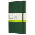 Блокнот Moleskine CLASSIC SOFT Large 130 х 210 мм 192 стр. нелинованный мягкая обложка зеленый