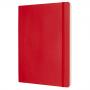 Блокнот Moleskine CLASSIC SOFT XLarge 190 х 250 мм 192 стр. клетка мягкая обложка красный