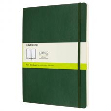 Блокнот Moleskine CLASSIC SOFT XLarge 190 х 250 мм 192 стр. нелинованный мягкая обложка зеленый
