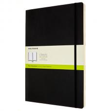 Блокнот Moleskine CLASSIC SOFT A4 192 стр. нелинованный мягкая обложка черный