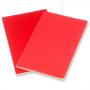 Блокнот Moleskine VOLANT Pocket 90 x 140 мм 80 стр. нелинованный мягкая обложка бордовый, красный (2шт)