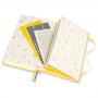 Блокнот Moleskine PASSION Baby Large 130 х 210 мм 400 стр. подар.кор. желтый