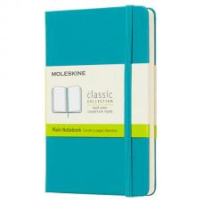 Блокнот Moleskine CLASSIC Pocket 90 x 140 мм 192 стр. нелинованный твердая обложка голубой