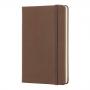 Блокнот Moleskine CLASSIC Large 130 х 210 мм 240 стр. линейка твердая обложка коричневый