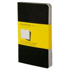 Блокнот Moleskine CAHIER JOURNAL Pocket 90 x 140 мм обложка картон 64 стр. клетка черный (3шт)