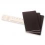 Блокнот Moleskine CAHIER JOURNAL Large 130 х 210 мм обложка картон 80 стр. нелинованный черный (3шт)