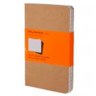 Блокнот Moleskine CAHIER JOURNAL Pocket 90 x 140 мм обложка картон 64 стр. линейка бежевый (3шт)