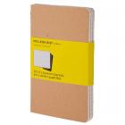 Блокнот Moleskine CAHIER JOURNAL Pocket 90 x 140 мм обложка картон 64 стр. клетка бежевый (3шт)