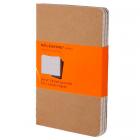 Блокнот Moleskine CAHIER JOURNAL Large 130 х 210 мм обложка картон 80 стр. линейка бежевый (3шт)