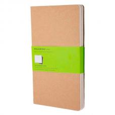 Блокнот Moleskine CAHIER JOURNAL Large 130 х 210 мм обложка картон 80 стр. нелинованный бежевый (3шт)