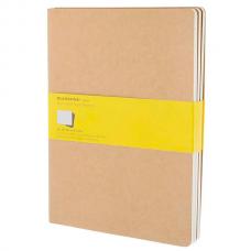 Блокнот Moleskine CAHIER JOURNAL XLarge 190 х 250 мм обложка картон 120 стр. клетка бежевый (3шт)